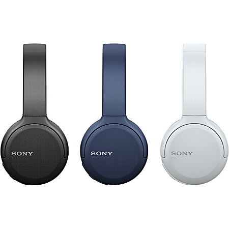 Sony Bluetooth Wireless On Ear Headphones With Microphone Black
