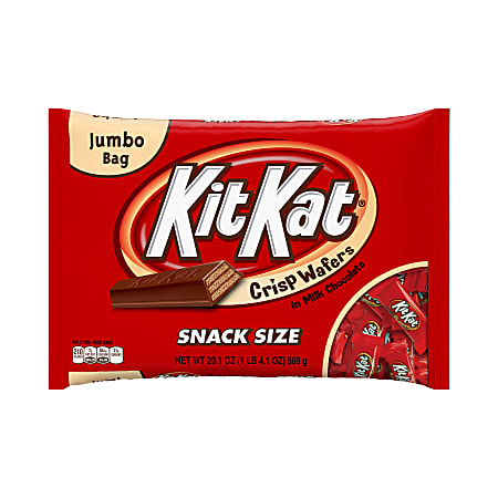 Hershey&#x27;s® Kit Kat® Snack-Size Bars, 20.1-Oz Jumbo Bag