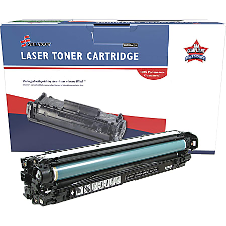 SKILCRAFT Remanufactured Laser Toner Cartridge - Alternative for HP 650A - Black - 1 Each - 13500 Pages