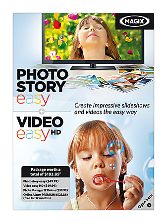 Magix PhotoStory Easy & Video Easy HD Bundle, Disc