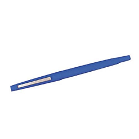 Paper Mate® Flair® Porous-Point Pen, Medium Point, 1.0 mm, Blue Barrel, Blue Ink