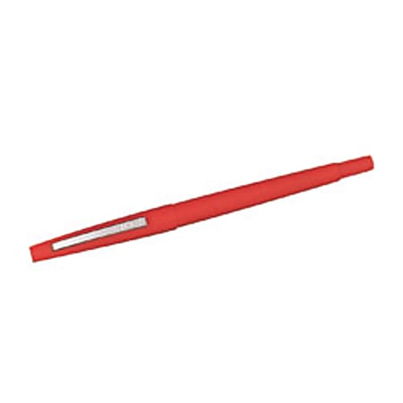 Paper Mate® Flair® Porous-Point Pen, Medium Point, 1.0 mm, Red Barrel, Red Ink
