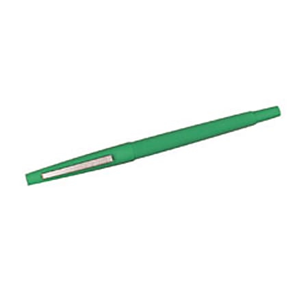 Paper Mate Flair Porous Point Pens Medium Point 0.7 mm Green Barrel Green  Ink Pack Of 12 - Office Depot