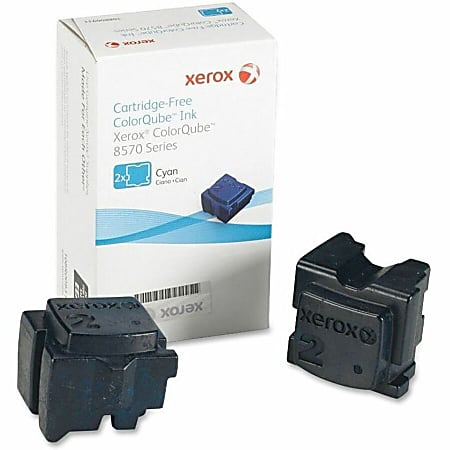 Xerox® 8570 ColorQube Cyan Solid Ink, Pack Of 2, 108R00926