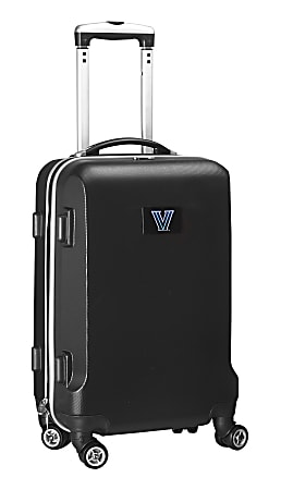 Denco Sports Luggage Rolling Carry-On Hard Case, 20" x 9" x 13 1/2", Black, Villanova Wildcats