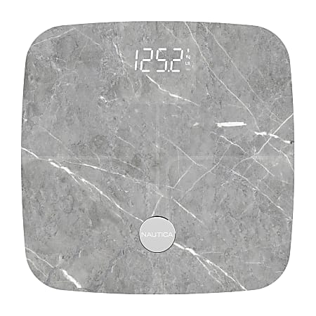 Nautica 440-lb. Capacity Smart Body Tracker Scale Plus, Travertine Stone, UCCSC02-11