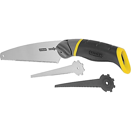 Stanley 3 in 1 Saw Set - 17" Length - 0.65 lb - Rubber Handle