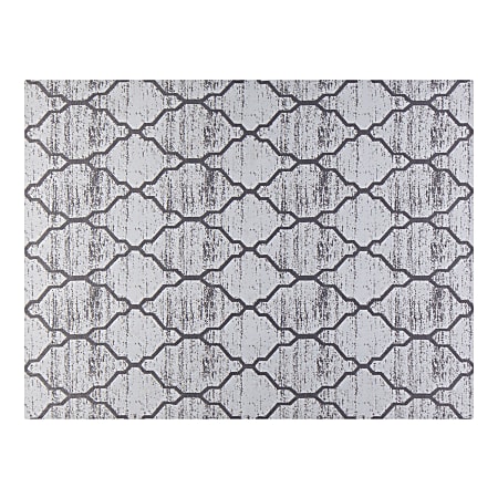 Realspace™ Designer Chair Mat, 36"W x 48"D, Gray