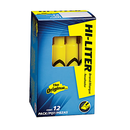 Avery® Hi-Liter® Desk-Style Highlighter, Yellow