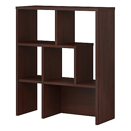 kathy ireland® Office by Bush Business Furniture Centura Bookcase Hutch, Century Walnut, Premium Installation