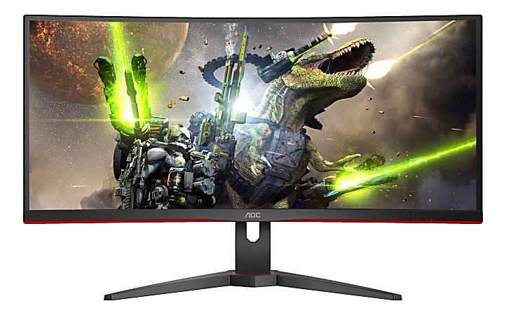 AOC CQ29G2E 29 LCD Curved Gaming Monitor FreeSync - Office Depot
