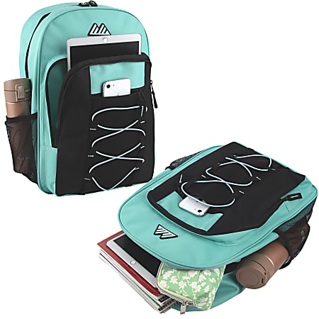 Summit Ridge Bungee Backpacks Assorted Colors Case Of 24 Backpacks ...