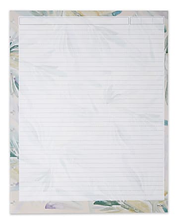 TUL® Discbound Refill Pages, Letter Size, Narrow Ruled, 60 Sheets, Floral