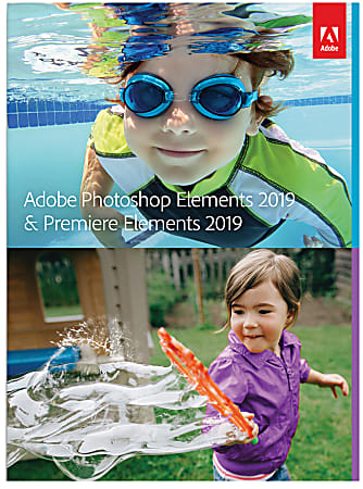 Adobe&reg; Photoshop&reg; Elements And Premier Elements 2019, For PC/Mac&reg;, POS-Activated