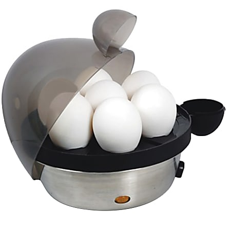 Better Chef Stainless-Steel 7-Egg Cooker, Black