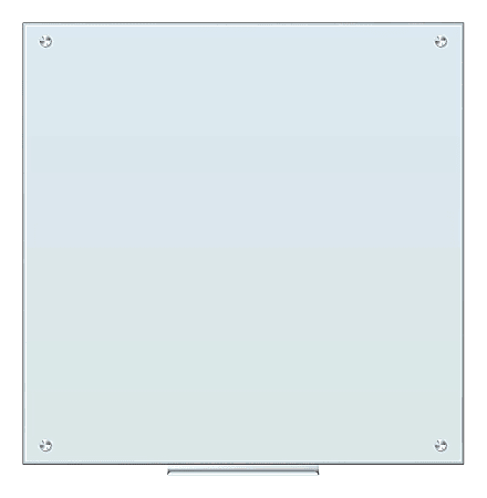 U Brands® Frameless Magnetic Dry-Erase Board, 36" x 36", Frosted White (Actual Size 35" x 35")