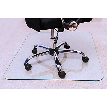 Glass chair mat 2025 office depot