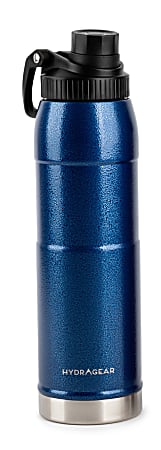 Hydragear Sierra Sport Water Bottle, 33 Oz, Navy