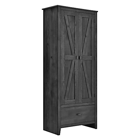 Ameriwood™ Home Farmington 30" Wide Storage Cabinet, 4 Shelves/1 Drawer, Rustic Gray