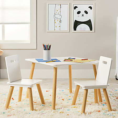 Flash Furniture Kids Colorful 5-Piece Folding Table and Chair Set, Assorted Colors