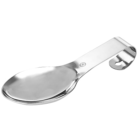 Martha Stewart Spoon And Utensil Rest, 9-3/4", Silver