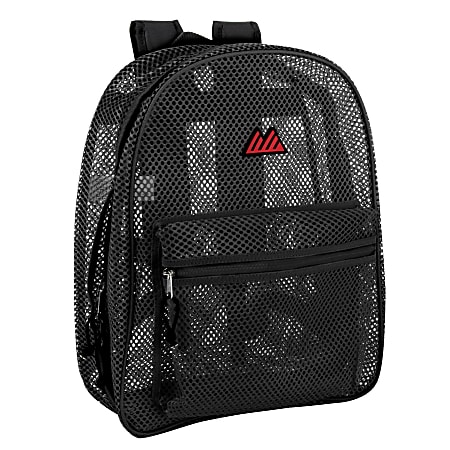 Trailmaker Mesh Backpacks Assorted Colors Black Blue Red Gray Green Pack Of 24 Backpacks Office Depot