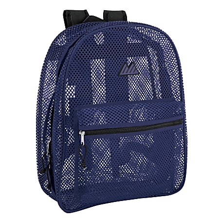 Black mesh backpacks best sale