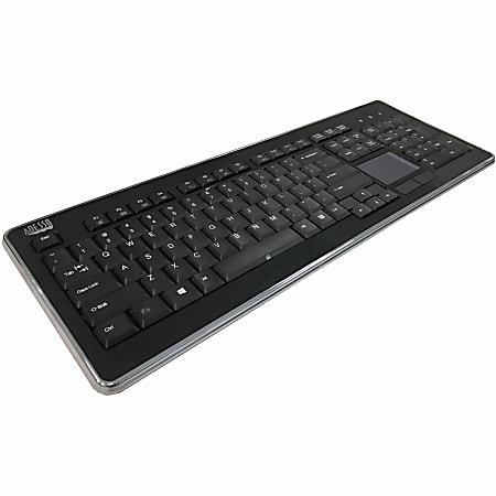 Adesso SlimTouch  Wireless Keyboard with Built-In Touchpad,WKB-4400UB