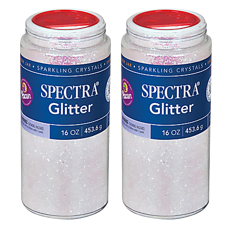 Pacon Spectra Glitter, 1 Lb, Iridescent, Set Of