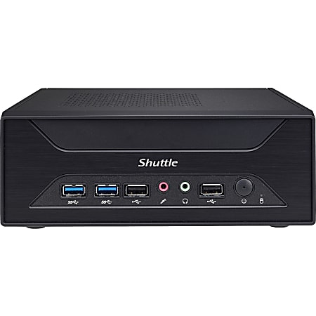 Shuttle XPC slim XH110G Barebone System Slim PC - Intel H110 Express Chipset - Socket H4 LGA-1151 - 32 GB DDR4 SDRAM DDR4-2400/PC4-19200 Maximum RAM Support - Serial ATA/600 - Intel HD Graphics Integrated - 1 x Total Bays