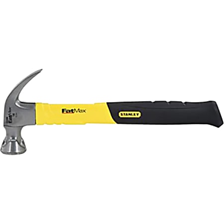 Stanley 16 Oz. Smooth-Face Curved Claw Hammer with Fiberglass