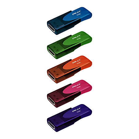 Amazon.com: PNY 16GB Attaché 4 USB 2.0 Flash Drive 5-Pack