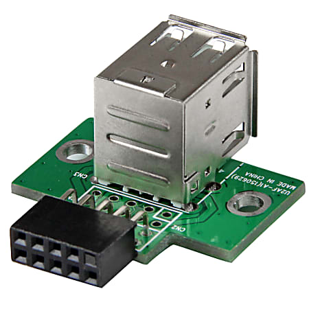 StarTech.com 2 Port USB Motherboard Header Adapter -