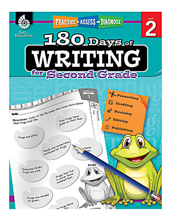 Shell Education 180 Days Of Writing Workbook, Grade 2