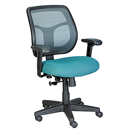 Raynor® Eurotech Apollo Mesh/Fabric Synchro Tilt Task Chair, Green/Black