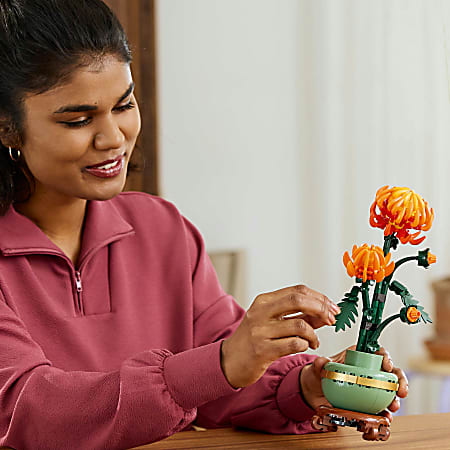 LEGO Icons Set Chrysanthemum - Office Depot
