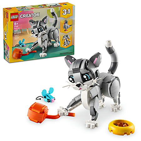 LEGO Creator 3-in-1 Set, Playful Cat