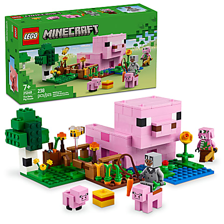 LEGO® Toy Set, The Baby Pig House (Minecraft®)