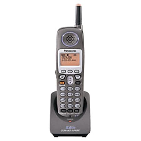Panasonic® KX-TGA650B 5.8 GHz 2-Line Cordless Additional Handset, Metallic Black