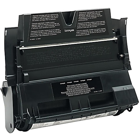 Lexmark™ 12A6839 Black High Yield Return Program Toner Cartridge