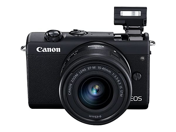 Canon EOS M200 - Content Creator Kit - digital camera - mirrorless - 24.1 MP - APS-C - 4K/25 fps - 3x optical zoom E - 3699C043
