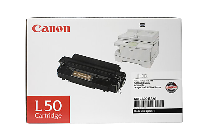 Canon® L50 Black Toner Cartridge, 6812A001AA