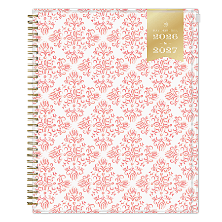 Planning Calendar DD Serenity Tile Terra PP Zip 8.5x11 AY26&ndash;27