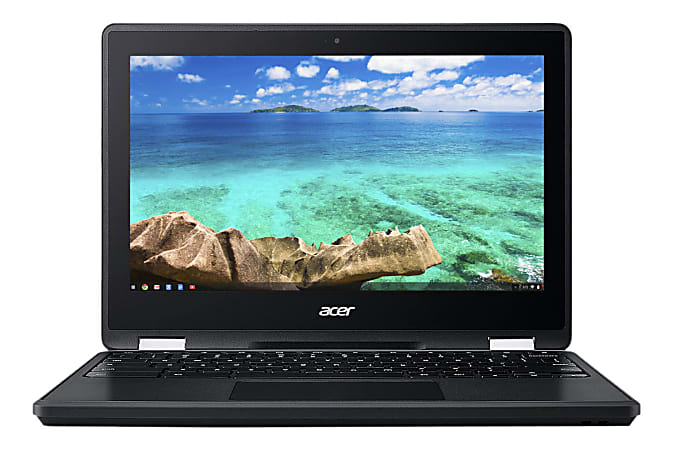 Acer® Chromebook Spin 11 Refurbished 2-In-1 Laptop, 11.6" Touch Screen, Intel® Celeron®, 4GB Memory, 32GB Flash Storage, Google™ Chrome OS, Black