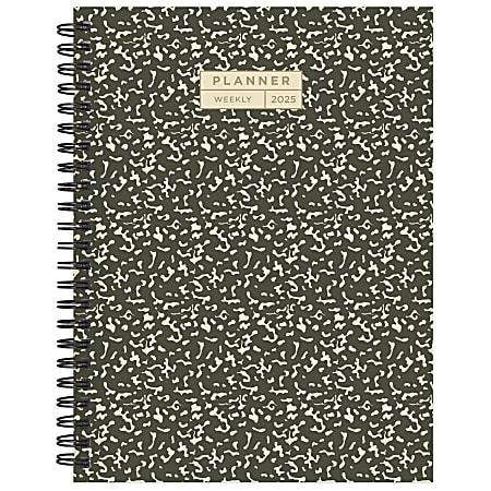 2025 TF Publishing Weekly/Monthly Planner, 6-1/2” x 8”, Classic Composition, January To December