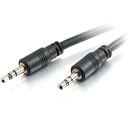 C2G 35ft CMG-Rated 3.5mm Stereo Audio Cable With Low Profile Connectors - 35 ft Audio Cable - First End: Min - 40108