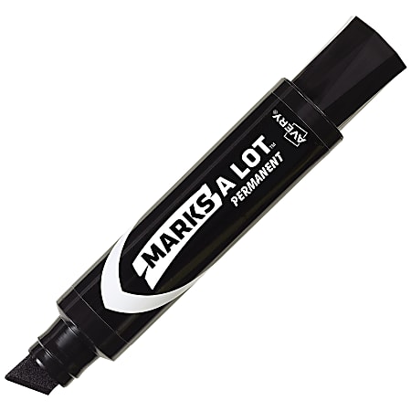 Black Marker dark marking Consistent ink - Pack of 18