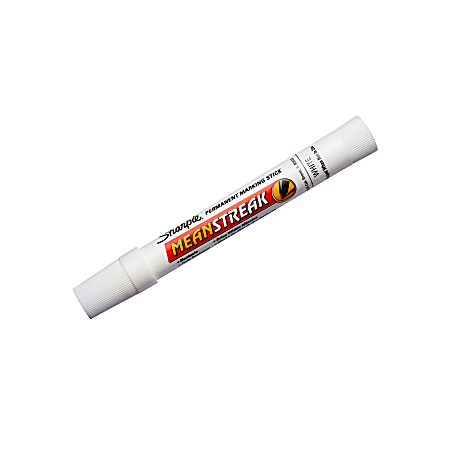 Sharpie Mean Streak Marker White 85018 Unpackaged - Office Depot