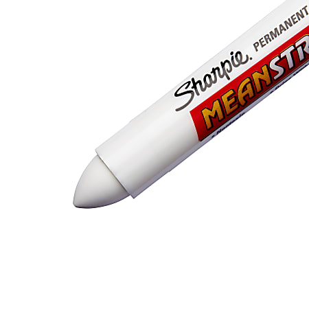 Sharpie permanent hot sale marker white color