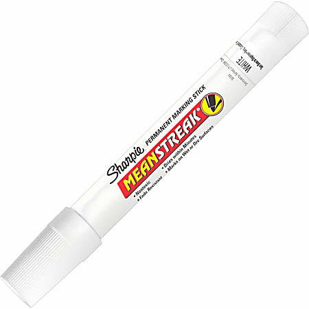 Sharpie Mean Streak Marker White 85018 Unpackaged Office Depot
